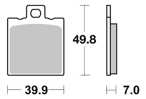 SBS Bremsbelag Street Ceramic