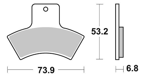 SBS Bremsbelag Quad Sinter