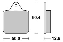 SBS Bremsbelag Quad Sinter