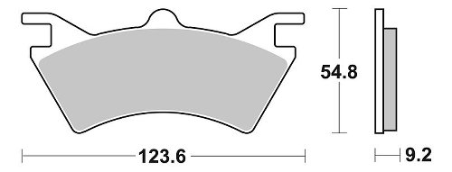 SBS Bremsbelag Quad Sinter