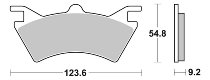 SBS Bremsbelag Quad Sinter