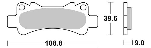 SBS Bremsbelag Street Sinter