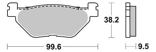 SBS Bremsbelag Street Ceramic