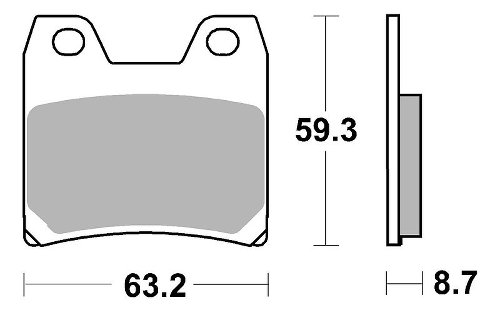 SBS Bremsbelag Street Ceramic