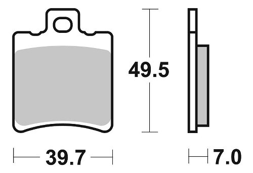 SBS Bremsbelag Street Ceramic