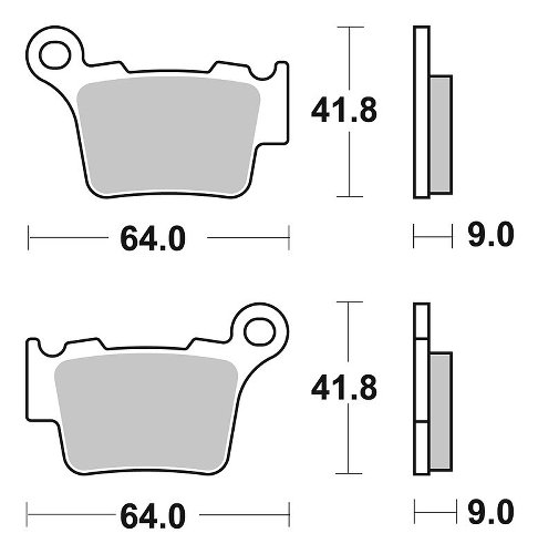 SBS Bremsbelag Street Ceramic