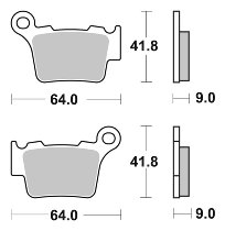 SBS Bremsbelag Street Ceramic