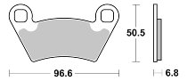 SBS Bremsbelag Quad Sinter