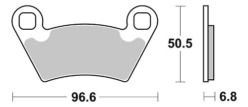 SBS Bremsbelag Offroad Racing Sinter