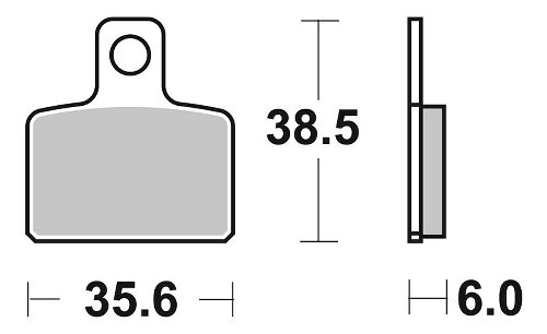 SBS Bremsbelag Street Ceramic