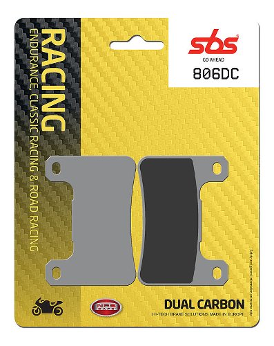 SBS Brake pad kit road racing dual carbon