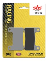 SBS Brake pad kit road racing dual carbon