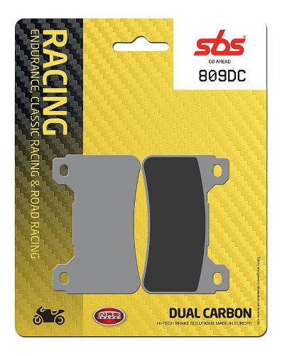 SBS Brake pad kit road racing dual carbon