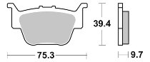 SBS Bremsbelag Offroad Sinter