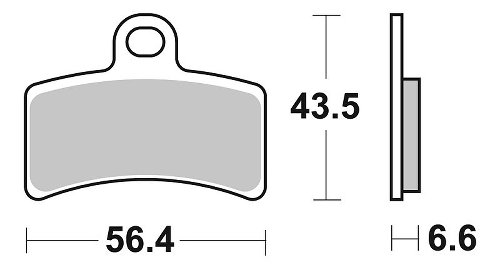 SBS Bremsbelag Street Ceramic