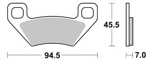 SBS Bremsbelag Quad Sinter