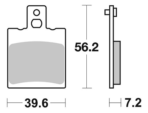 SBS Bremsbelag Street Ceramic