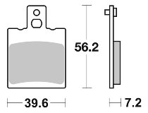 SBS Bremsbelag Street Ceramic