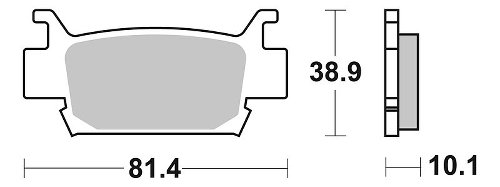 SBS Bremsbelag Offroad Sinter