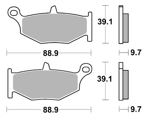 SBS Bremsbelag Street Ceramic