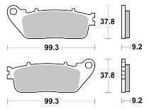 SBS Bremsbelag Street Ceramic