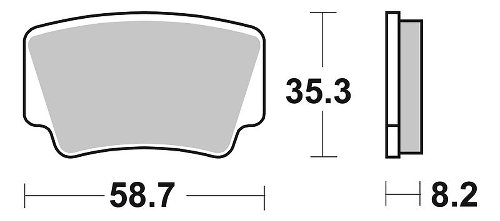 SBS Bremsbelag Offroad Sinter