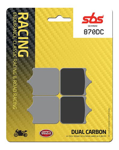 SBS Brake pad kit road racing dual carbon