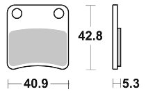 SBS Bremsbelag Street Ceramic