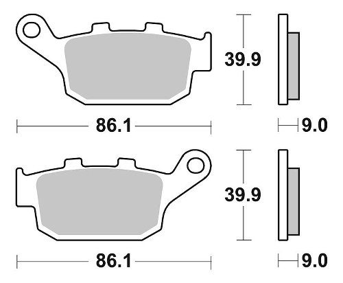 SBS Bremsbelag Street Ceramic