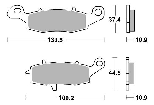 SBS Bremsbelag Street Ceramic