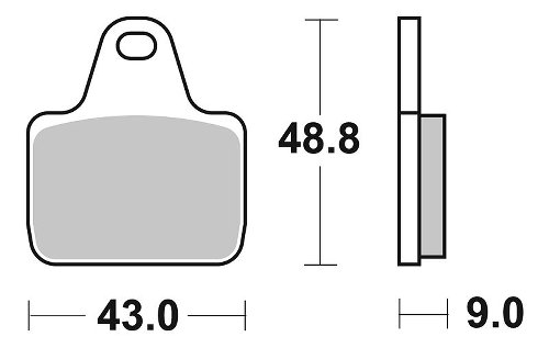 SBS Bremsbelag Street Sinter