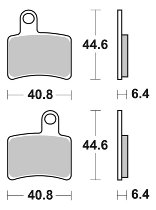 SBS Bremsbelag Street Ceramic