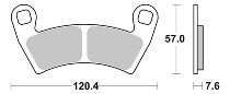 SBS Bremsbelag Quad Sinter