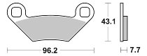 SBS Bremsbelag Quad Sinter