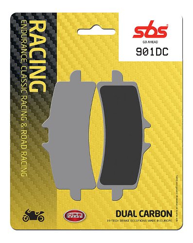 SBS Brake pad kit road racing dual carbon