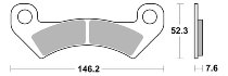 SBS Bremsbelag Quad Sinter