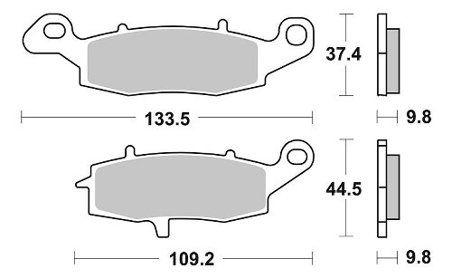 SBS Bremsbelag Street Ceramic