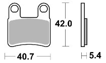 SBS Bremsbelag Street Ceramic