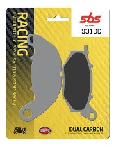 SBS Brake pad kit road racing dual carbon