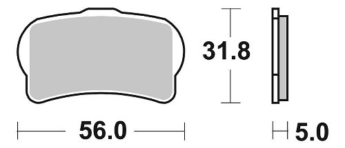 SBS Bremsbelag Street Ceramic