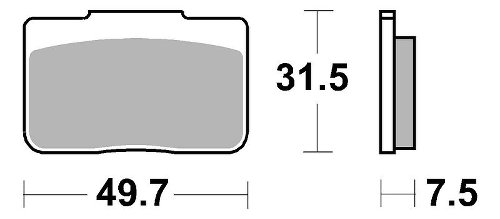 SBS Bremsbelag Street Sinter