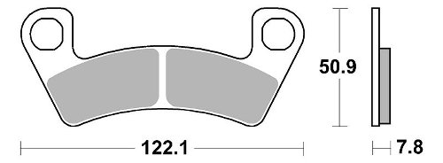 SBS Bremsbelag Quad Sinter