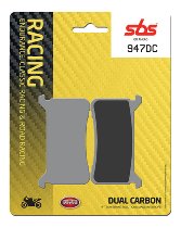 SBS Brake pad kit road racing dual carbon