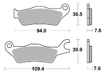 SBS Bremsbelag Street Ceramic