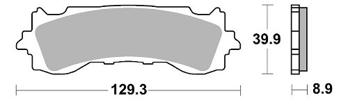 SBS Bremsbelag Street Sinter