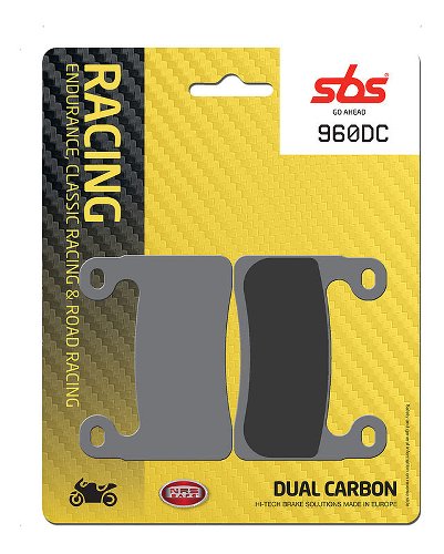 SBS Brake pad kit road racing dual carbon