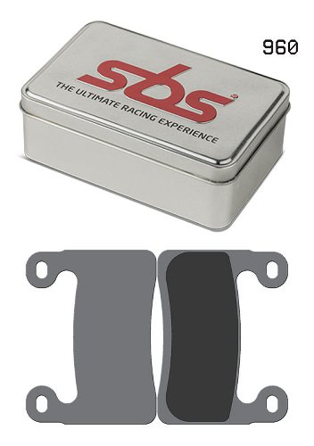 SBS Brake pad kit road racing endurance 2 (weak bite)