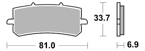 SBS Bremsbelag Street Upgrade Evo Sinter