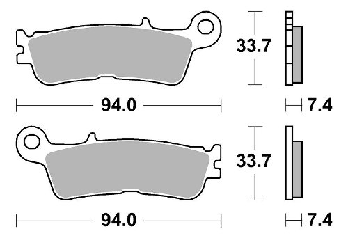 SBS Bremsbelag Offroad Racing Sinter