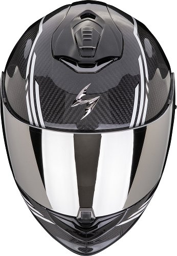Scorpion EXO 1400 EVO 2 CARBON AIR REIKA Schwarz-Weiss XS